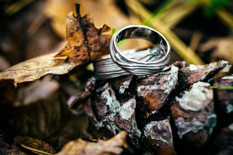 hochzeit, ringe, herbst, liebe